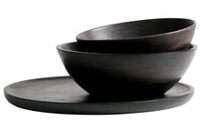 Load image into Gallery viewer, Dark mango wood bowl 25cm