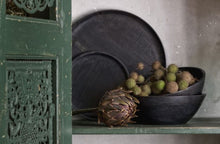 Load image into Gallery viewer, Dark mango wood bowl 30cm