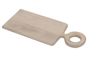 Slice chopping board wood white wash