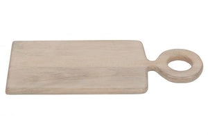 Slice chopping board wood white wash