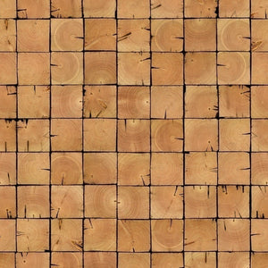 'Square' scrapwood wallpaper