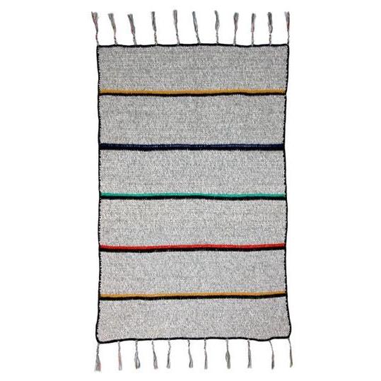 Striped wool blanket 120x180