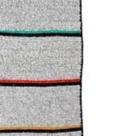 Striped wool blanket 120x180