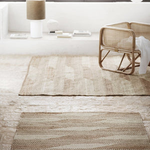 Jute rug two tone 60x90