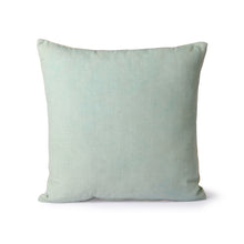 Load image into Gallery viewer, mint/green striped velvet cushion 45x45