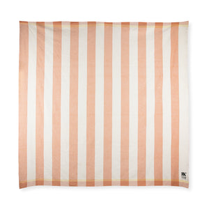 Orange/white 'Suites special' beach blanket 200x200