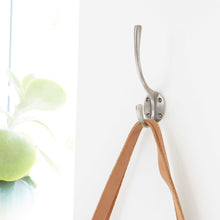 Load image into Gallery viewer, Brushed nickel hook set of 2