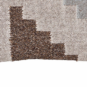 Graphic wool cushion 30x50